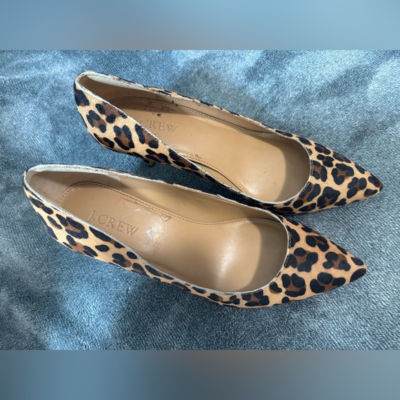 J. Crew Leopard Print Heels - Brown and Black - Picture 4 of 5